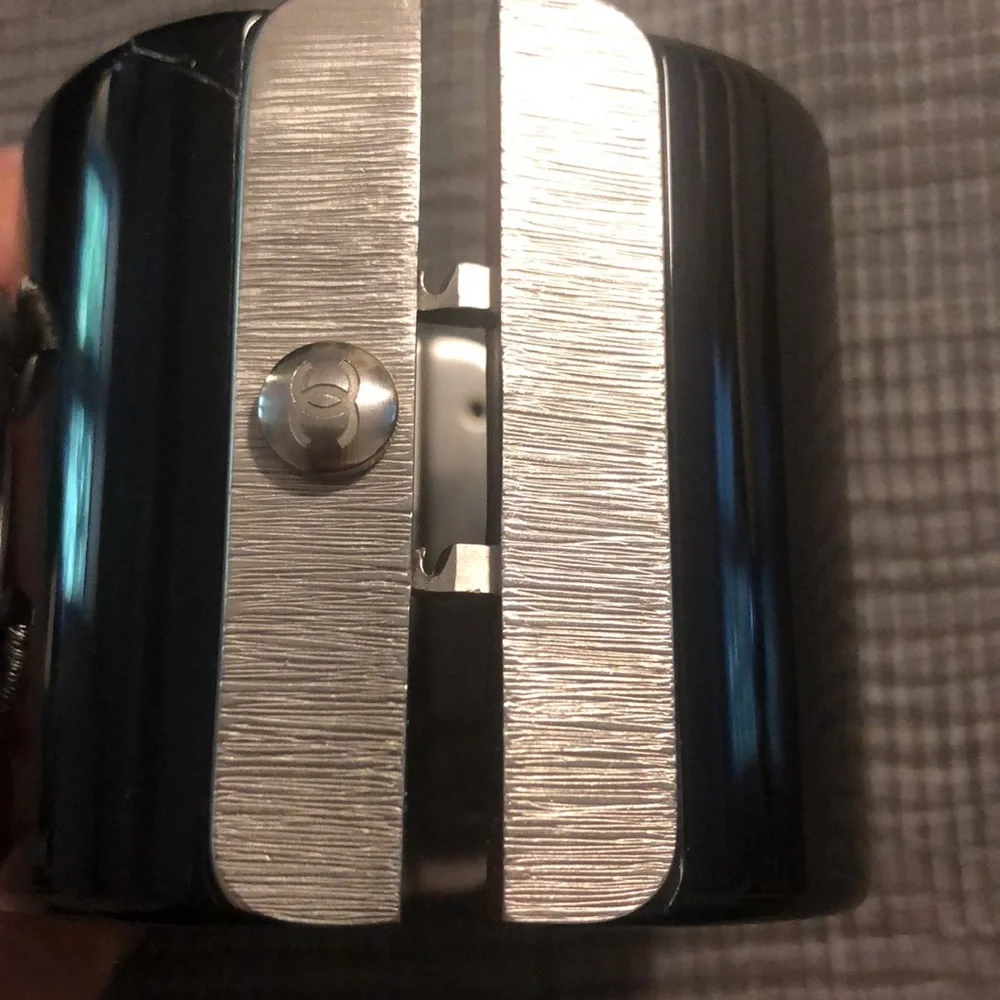 Chanel Double C Cuff Bracelet - Picture 10 of 16